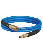 DEWENWILS Air Hose 1/4 Inch by 6FT 300 PSI, Heavy Duty Air Compressor Hose with 1/4" Industrial Quick Coupler Fittings, Flexible and Kink Resistant Hybrid Air Hose (Blue)-HHAH06H