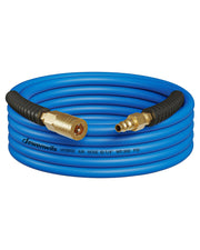 DEWENWILS Air Hose 1/4 Inch by 25FT 300 PSI, Heavy Duty Air Compressor Hose with 1/4" Industrial Quick Coupler Fittings, Flexible and Kink Resistant Hybrid Air Hose (Blue)-HHAH25H
