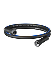 DEWENWILS 5ft 5/8"  Black Blue Garden Hose , Hybrid Water Hose, 3/4 Inch Solid Fittings-HHGH05E