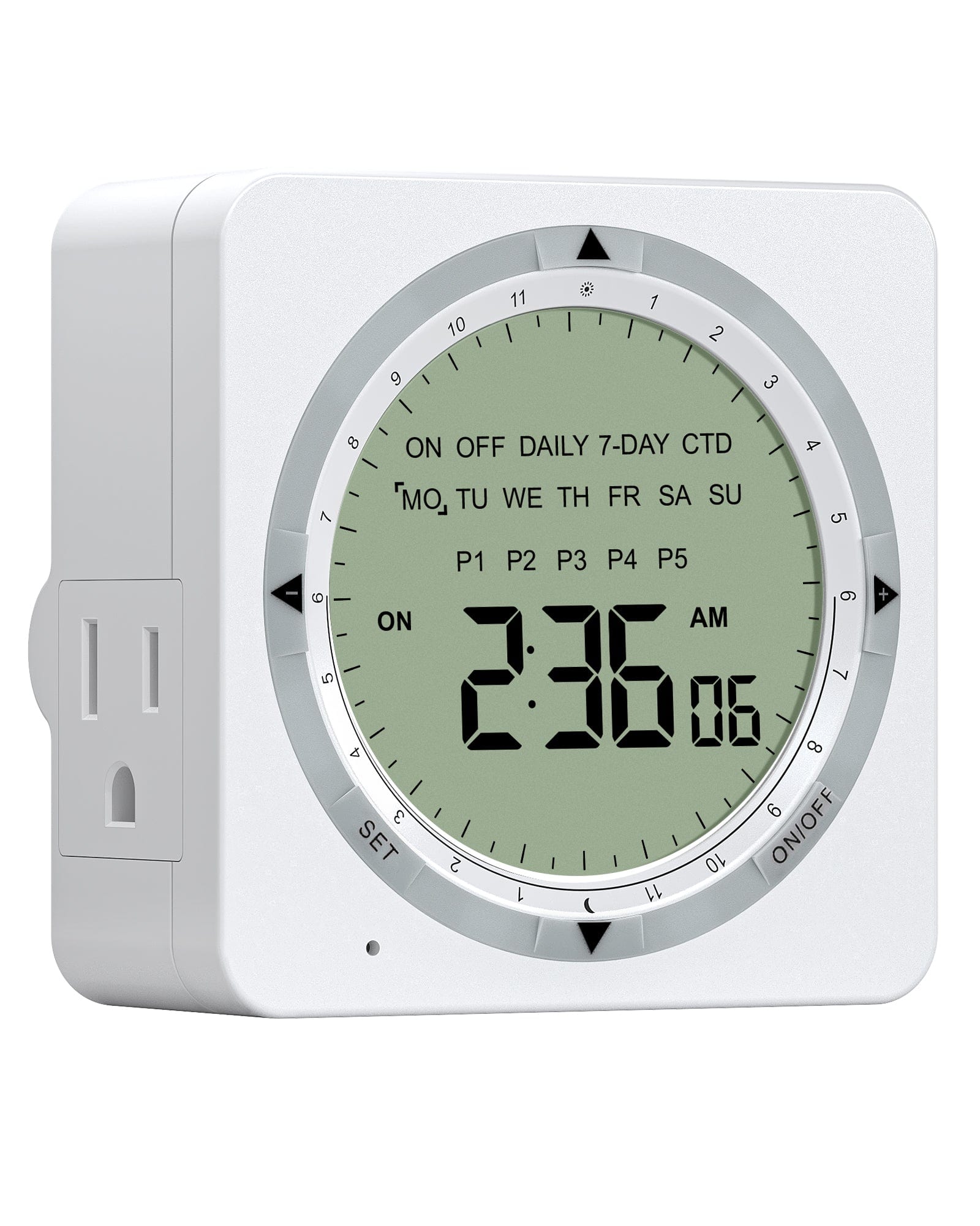 DEWENWILS Digital Timers for Electrical Outlets, Daily/7-Day/CTD, 120V ...