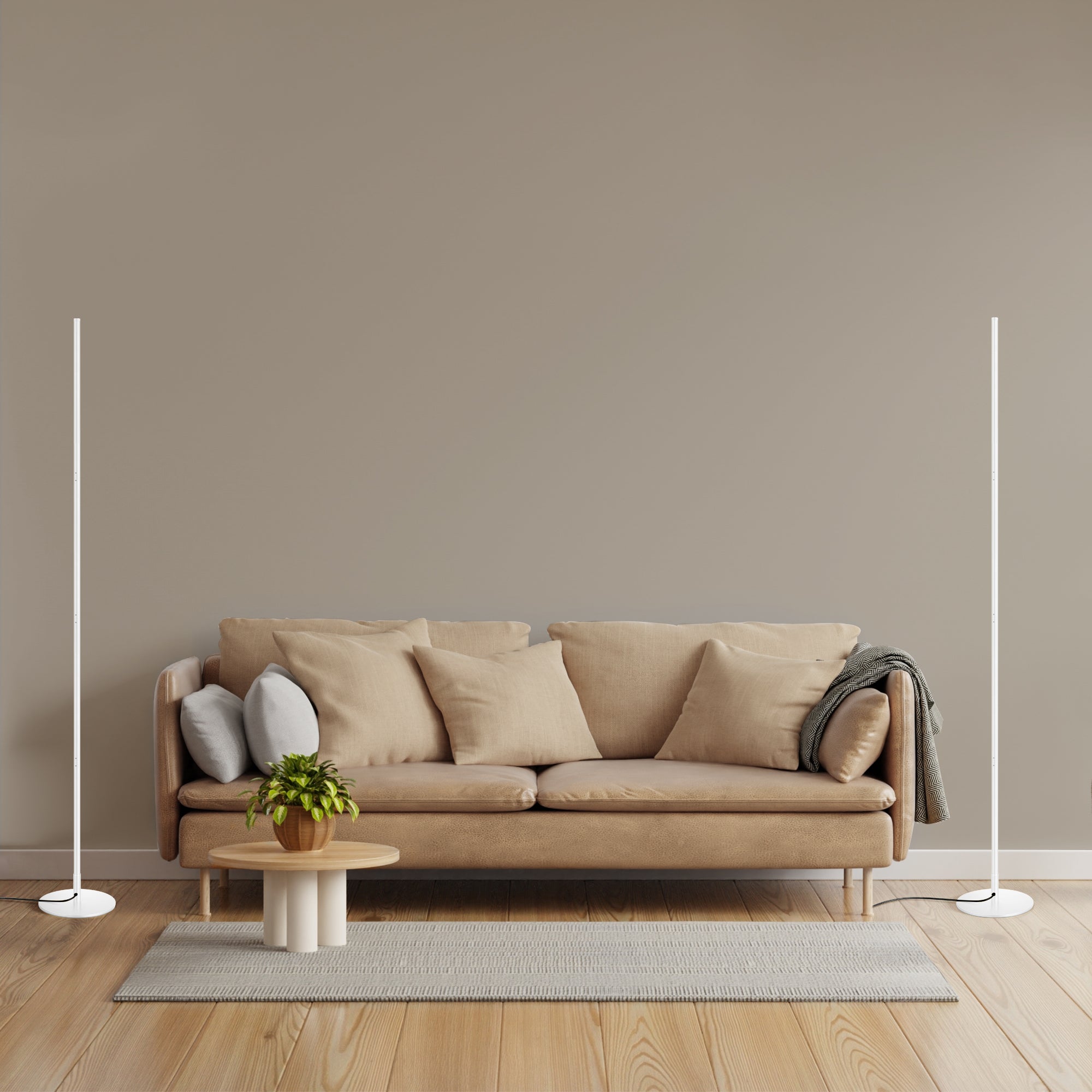 DEWENWILS 58" Dimmable LED Novelty Corner Floor Lamp-HLFL02L