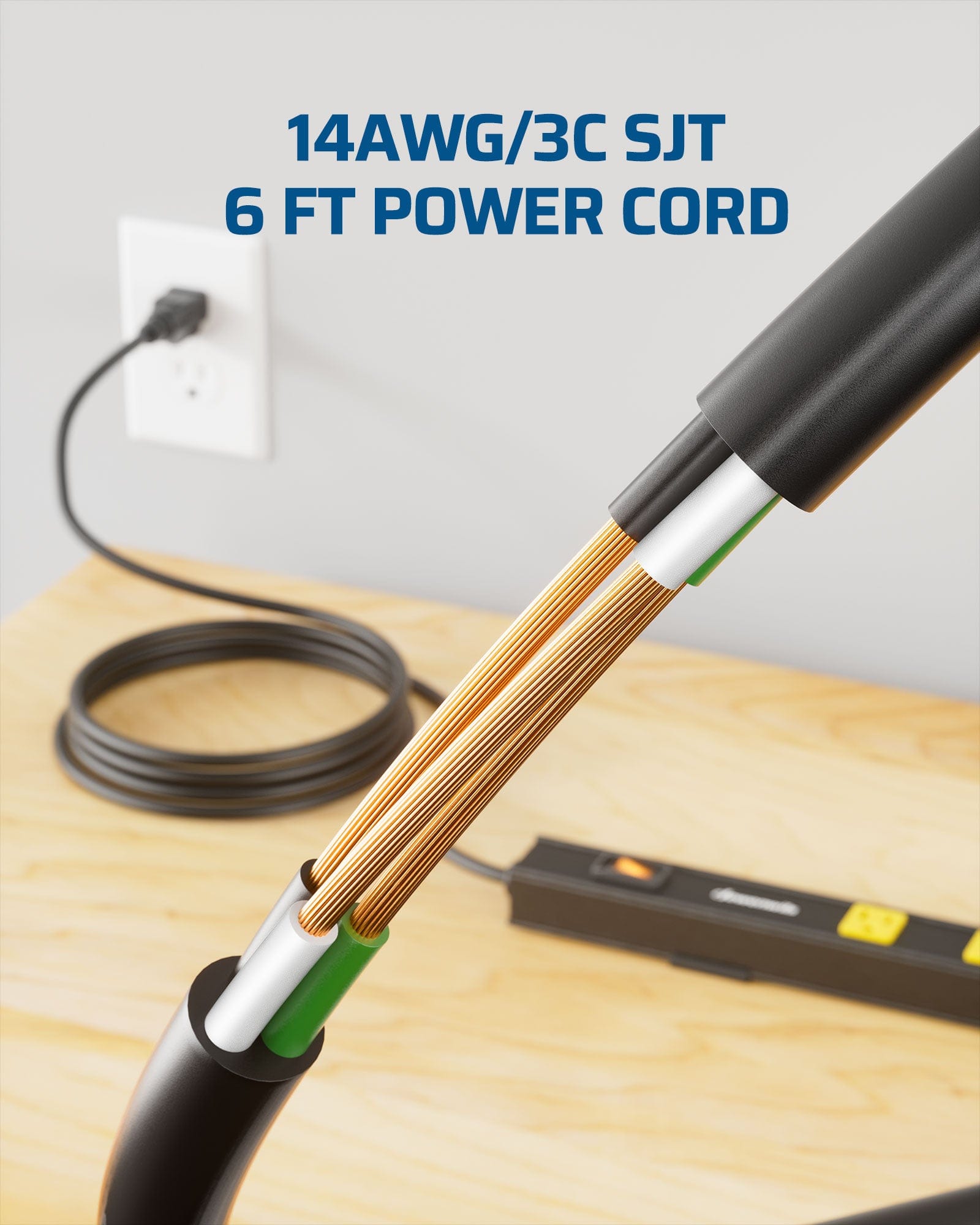 Mechanical Timer Power Strip, 8 Outlets, 6FT - View #5