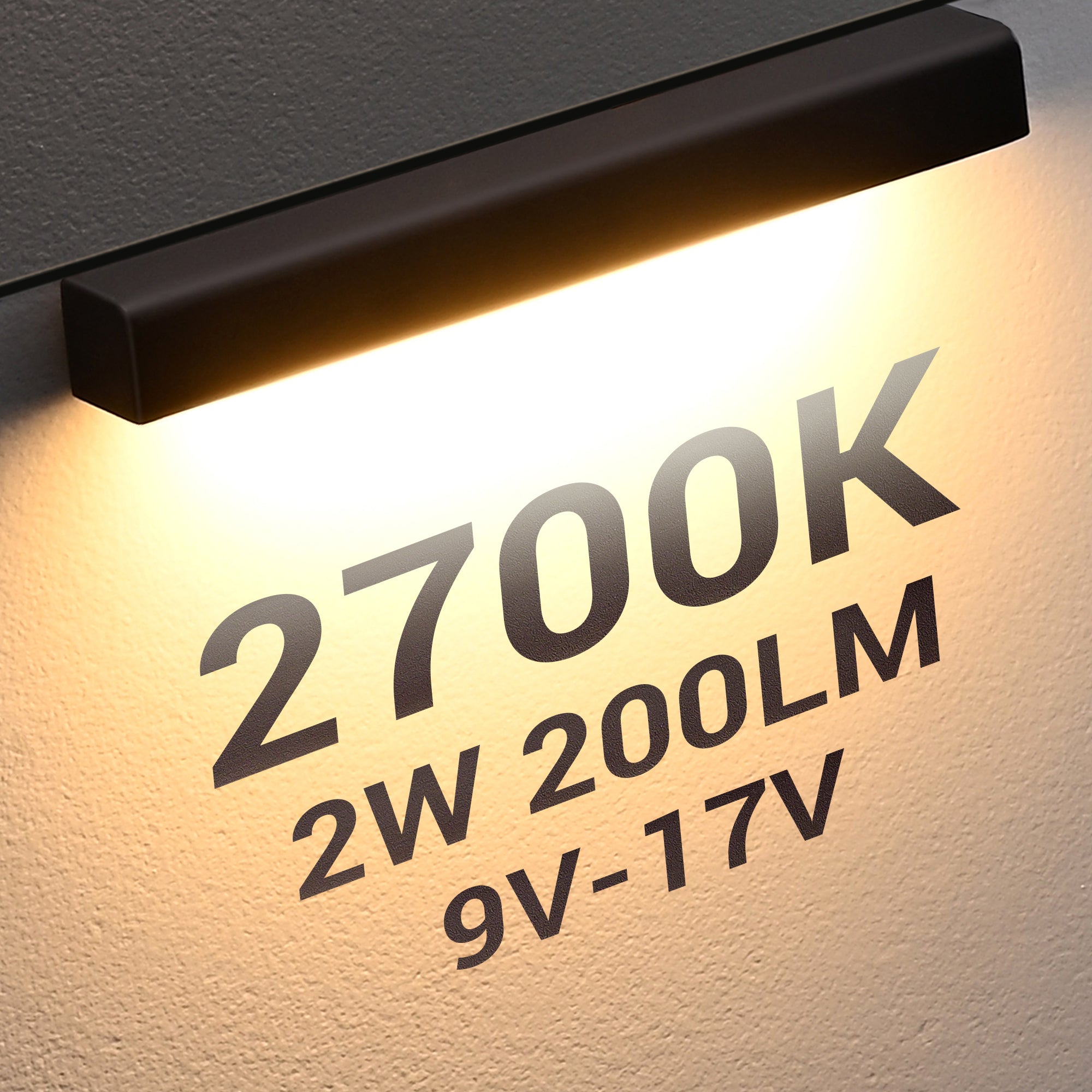 8 Pack Retaining Wall Lights, 7 in LED Hardscape Lighting, 12V AC/DC 2W 2700K Low Voltage Paver Light, IP65 Waterproof Outdoor Step Lights for Steps, Retaining Walls, Decks-HLVL01A