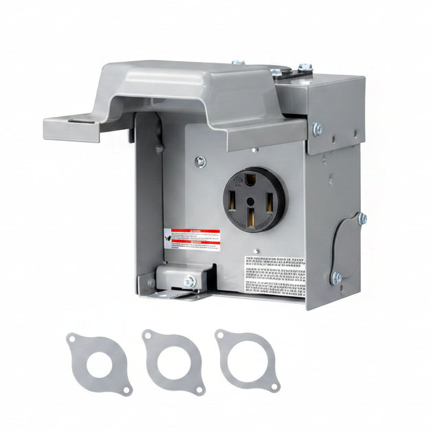 50 Amp RV Power Outlet Box