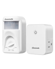 DEWENWILS Wireless Motion Sensor Outlet, with Dusk to Dawn & PIR Motion Sensor, 4 Modes, 20 FT Detection Range-HMSR01H
