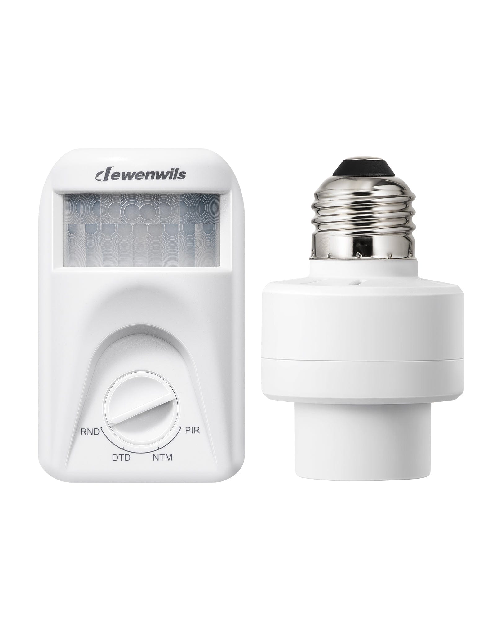 DEWENWILS Motion Sensor Light Socket, E26/E27 Dusk to Dawn Sensor ...