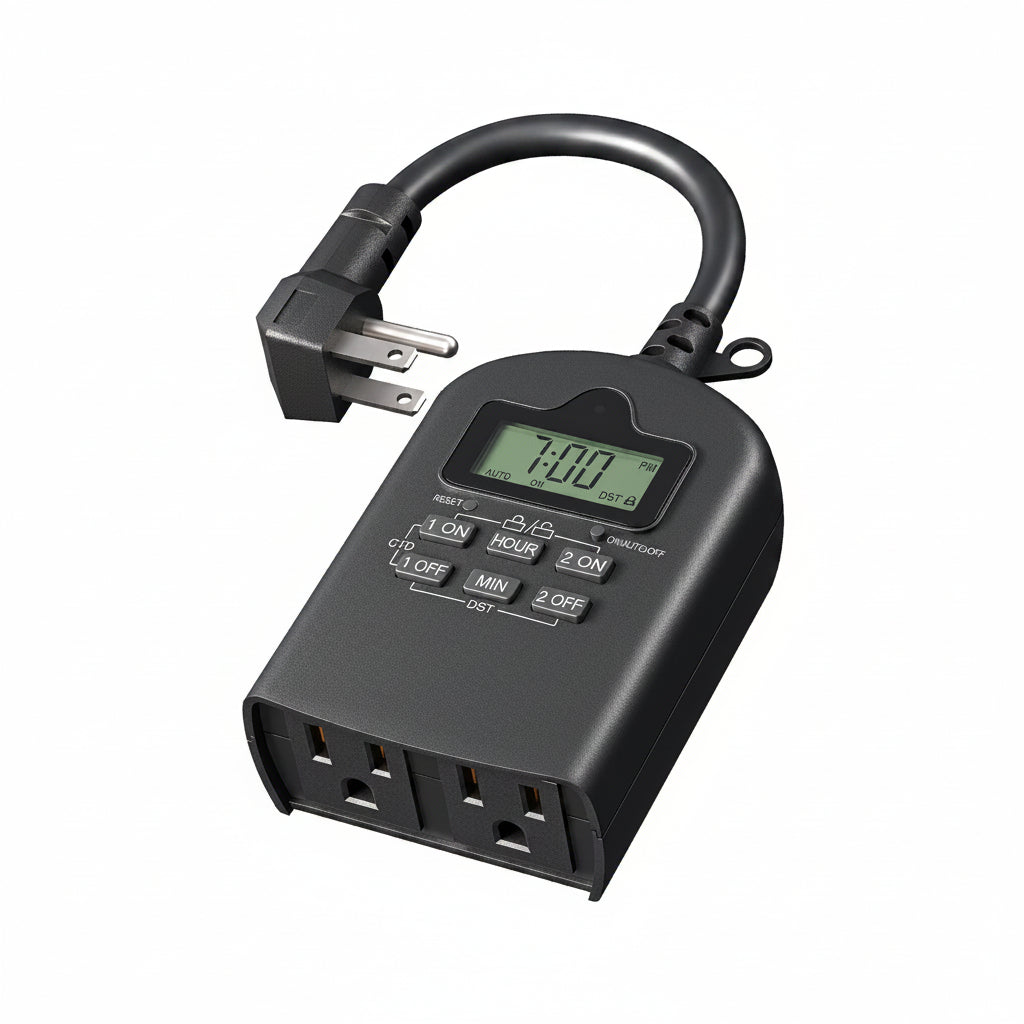 DEWENWILS Outdoor Timer Outlet Waterproof, Outdoor Digital Timer for ...