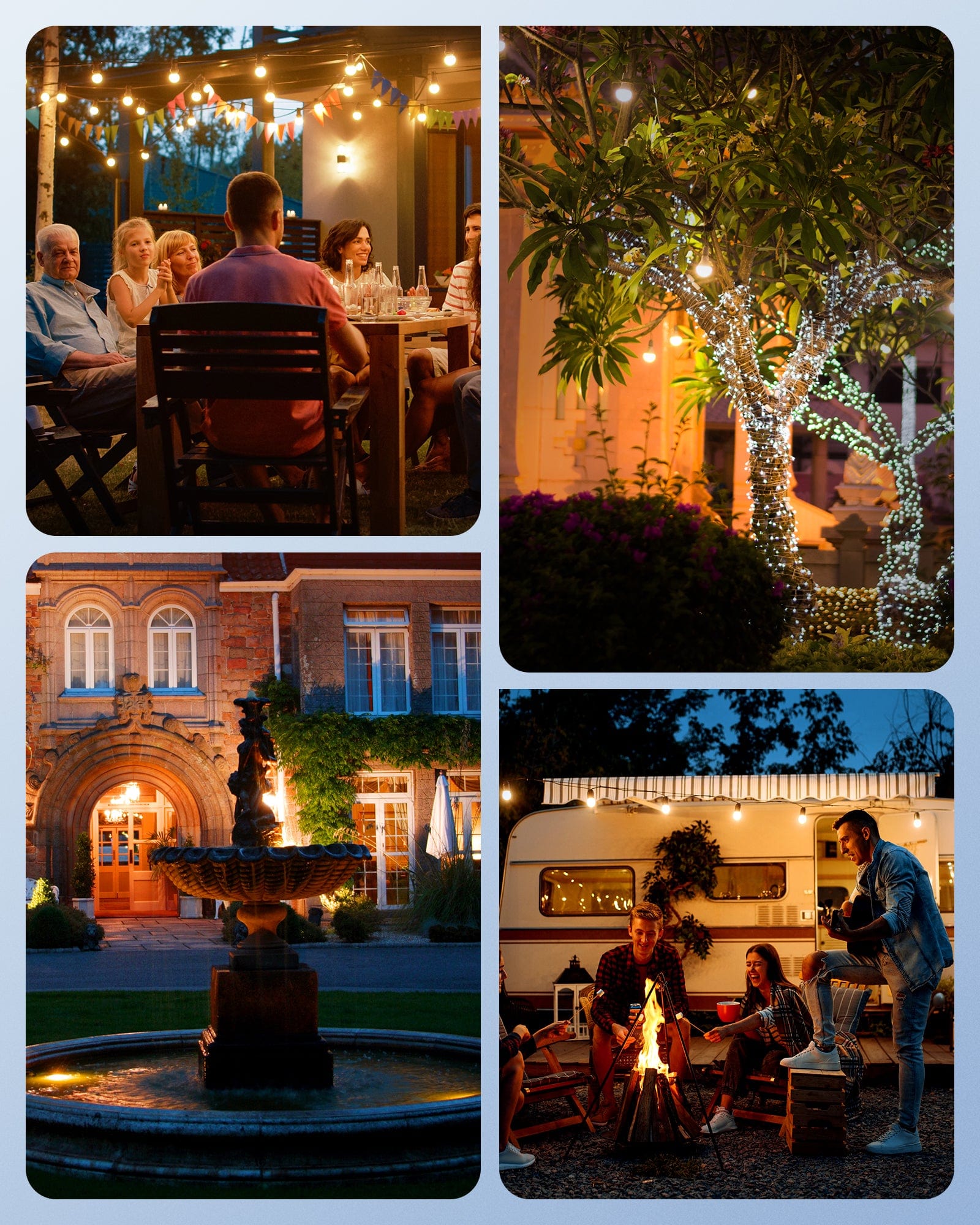 Outdoor Light Timer: Ideal for automating outdoor heaters, string lights, fountains, and Christmas lights. Provides reliable, weather-resistant control for all seasons.