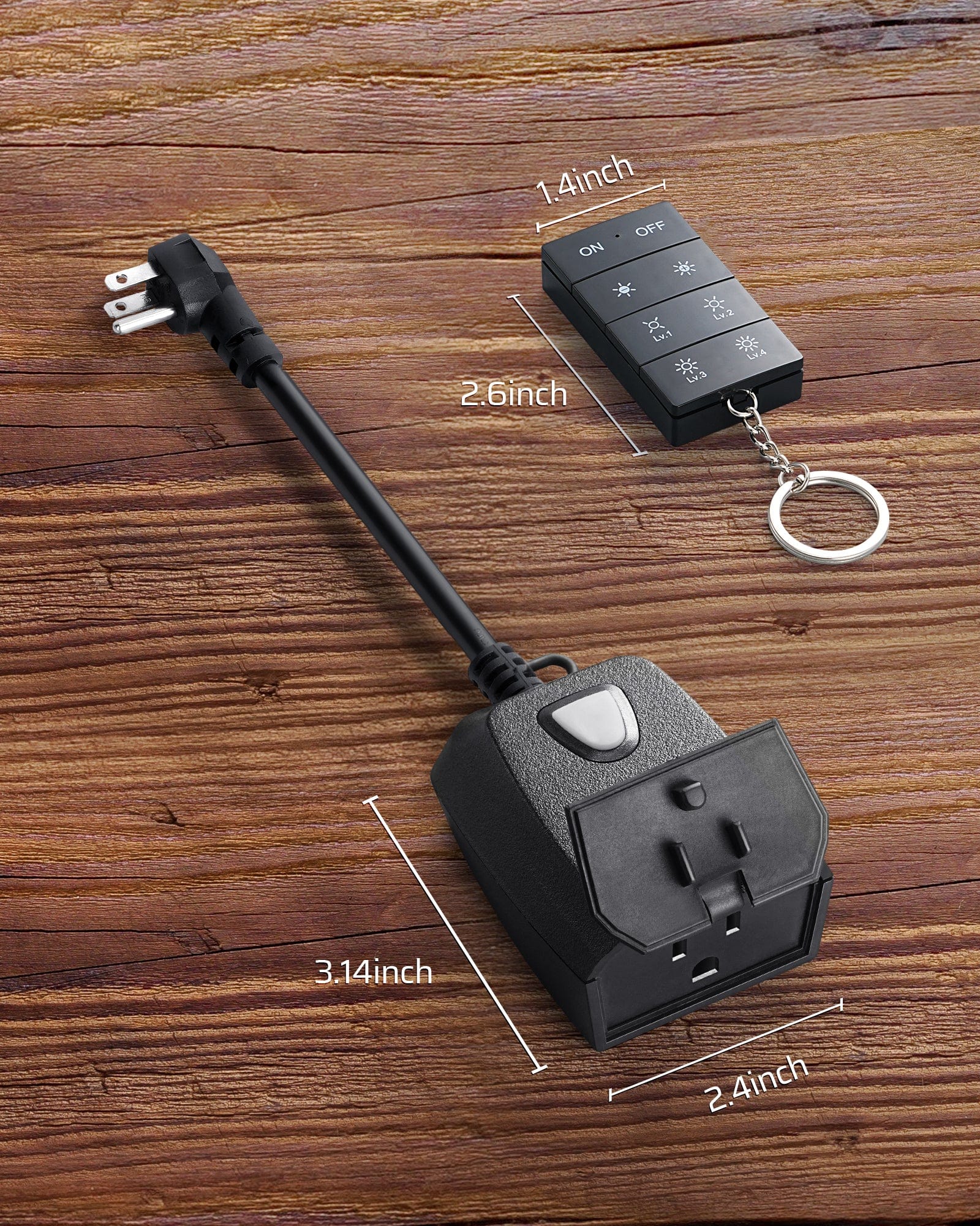 Outdoor Dimmer Dimensions