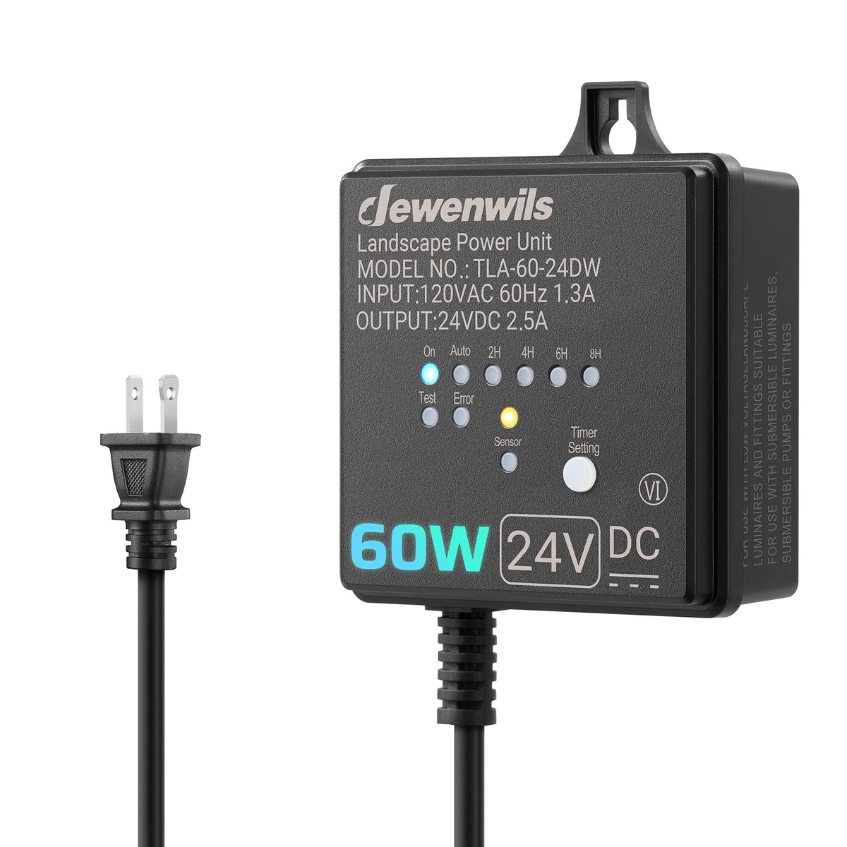 DEWENWILS 60W Low Voltage Transformer