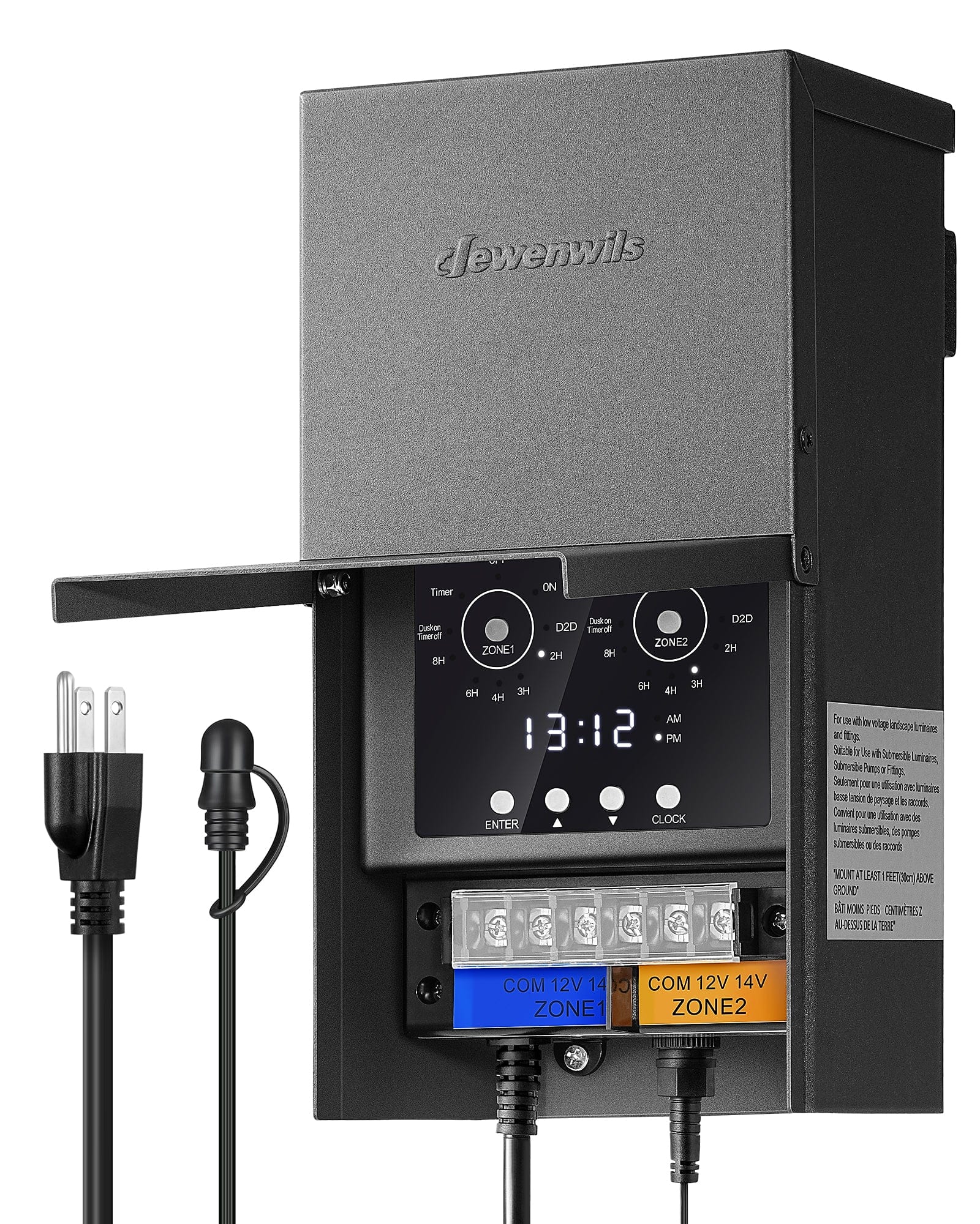 DEWENWILS 300W Low Voltage Landscape Lighting Transformer
