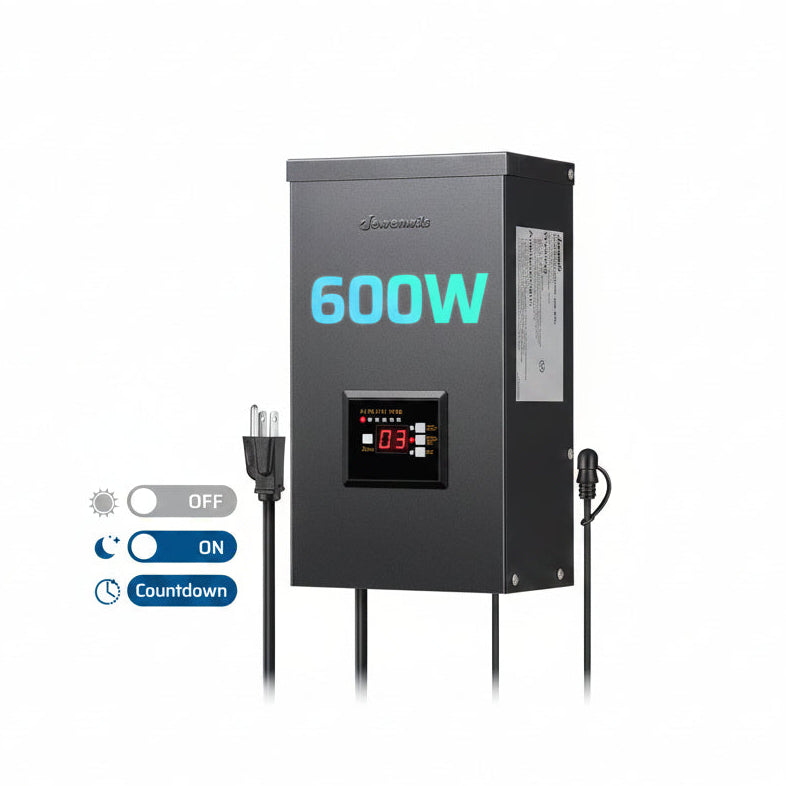 DEWENWILS 600W Low Voltage Landscape Lighting Transformer