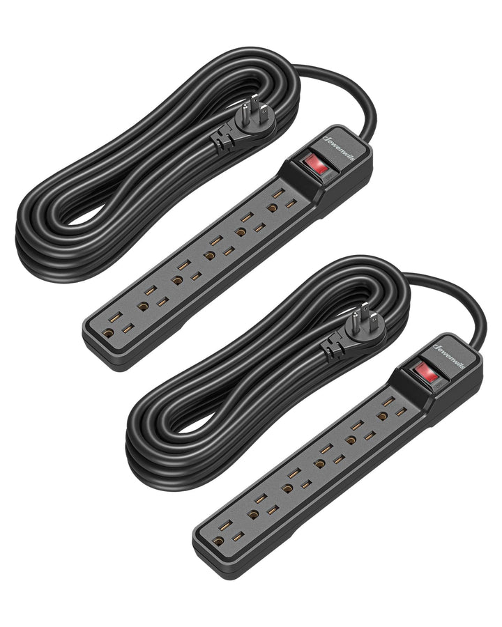 DEWENWILS Power Strip Surge Protector With 25ft Extra Long Extension Dewenwils power strip surge protector with 25ft extra long extension