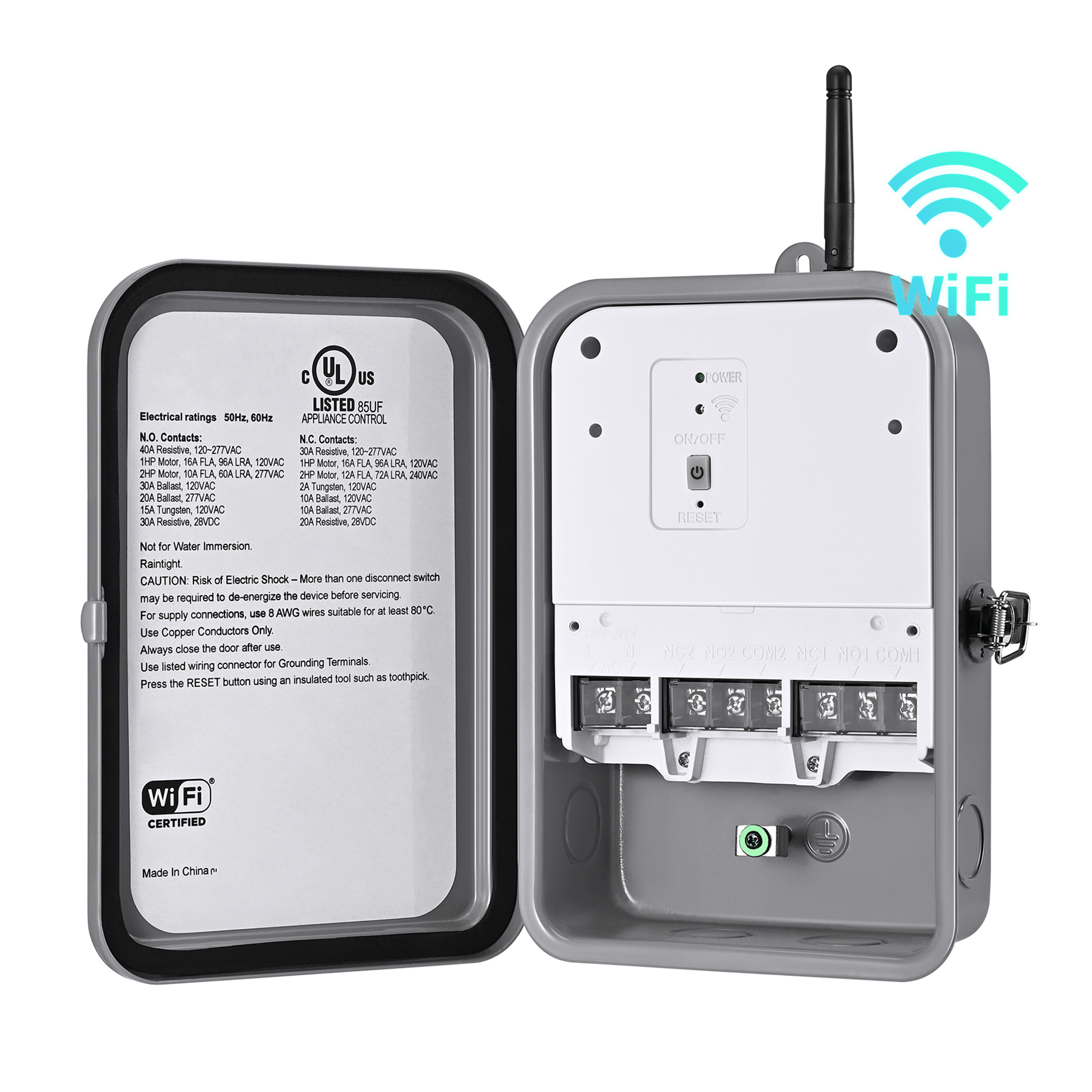 DEWENWILS Wi-Fi Pool Pump Timer Box, Outdoor Wireless Timer for Pool ...