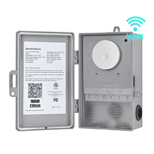 DEWENWILS WiFi Pool Pump Timer Box, Heavy Duty 40A 120-277 VAC 2HP for Pool, Water Heater, Compatible with Alexa, Google Assistant-SHOWT01D