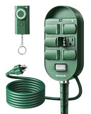 Outdoor Power Stake with Timer