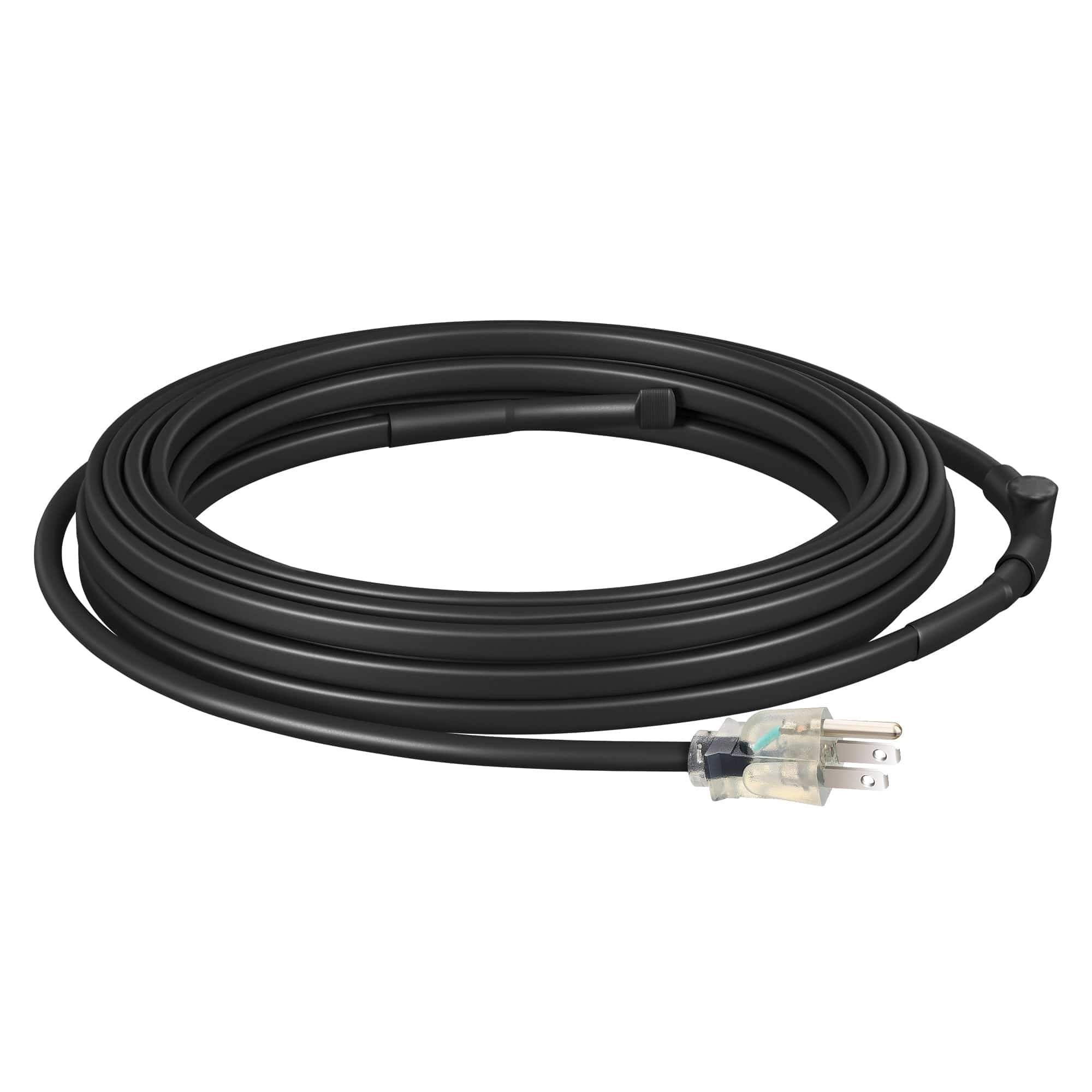 DEWENWILS 12FT Heat Cable for Pipe Freeze Protection, Snow De-Icing Cable with Build in Thermostat-HPHC12A