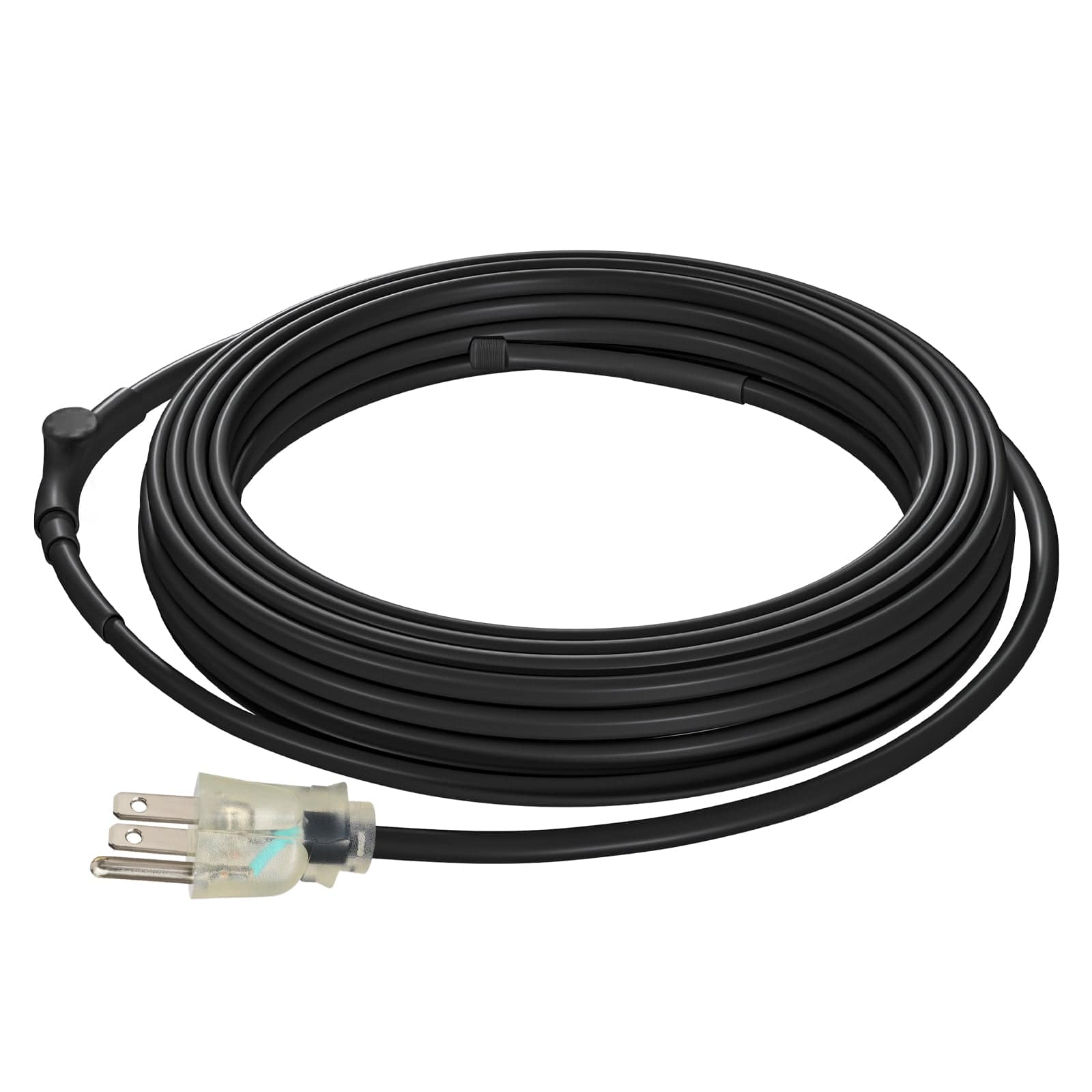 DEWENWILS 18ft Heat Cable for Pipe Freeze Protection, Snow De-Icing Cable with Build in Thermostat-HPHC18A