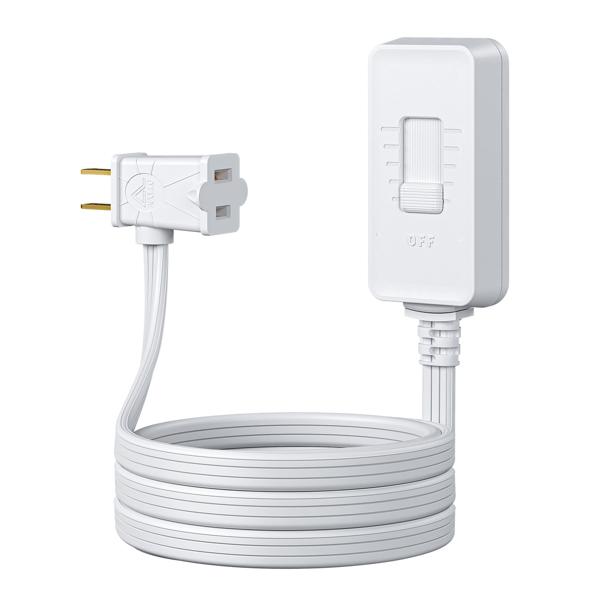 DEWENWILS Table Lamp Dimmer Switch for Dimmable LED/CFL Lights and Incandescent Bulbs, Full Range Slide Control, 6.6ft Extension Cord-WHPID01Y1