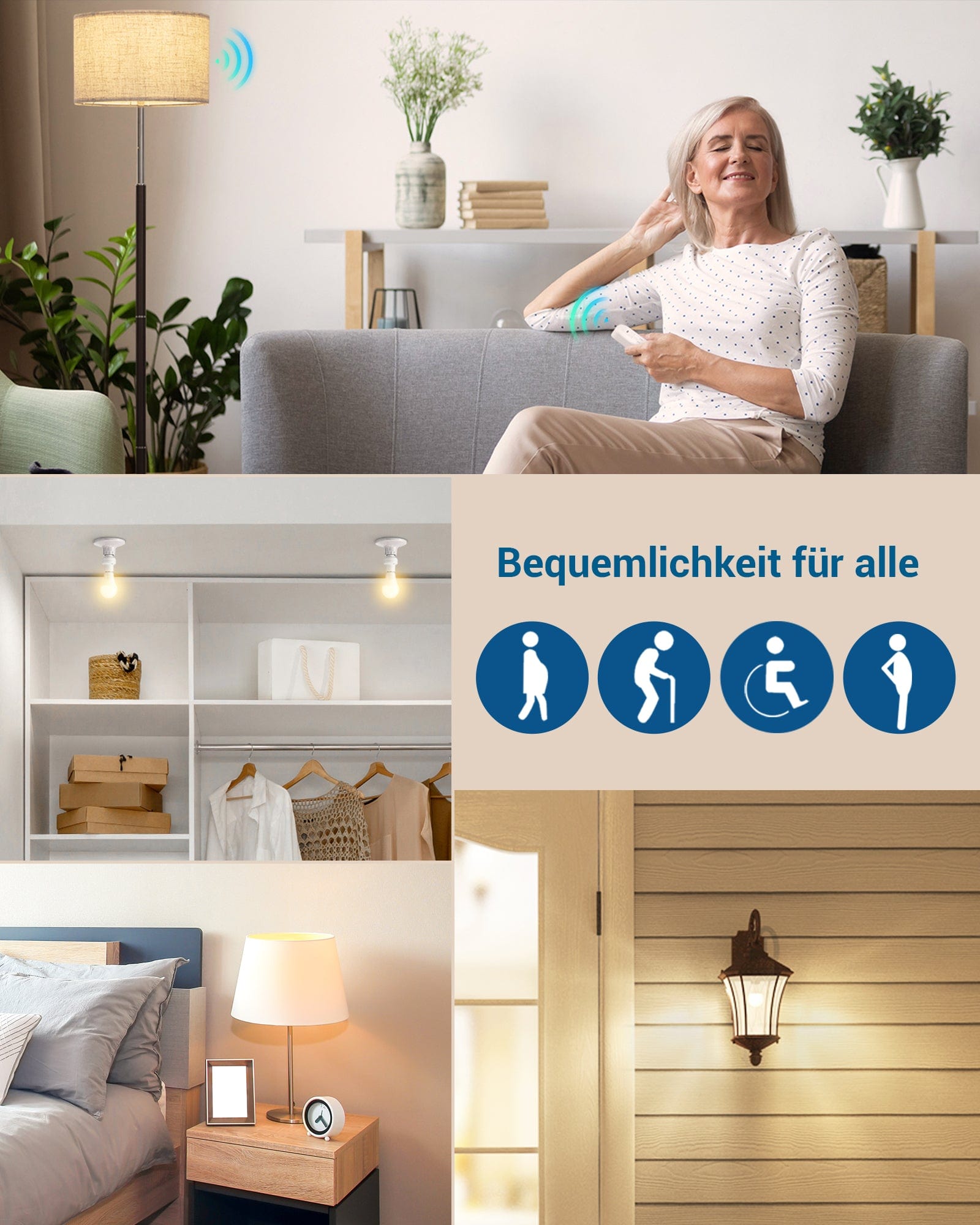 DEWENWILS 100FT Remote Control Light Socket with Dimmer, Wireless Light Switch, Dimmable Remote Light Bulbs Socket Switch, E26 E27 Base with Controller, No Wiring-HRLD11A