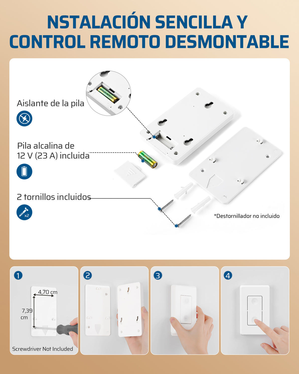 DEWENWILS Remote Control Outlet Switch, 100 Feet Range, No Wiring Needed