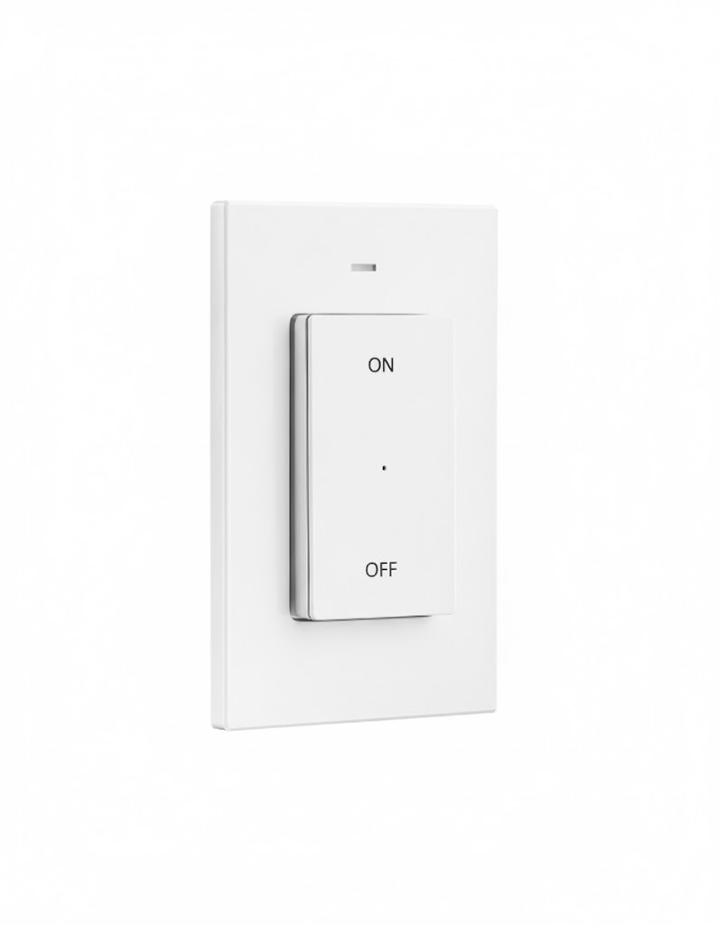 DEWENWILS Remote Control Light Socket, Wireless Light Switch for Pull Chain Light Lamp Fixtures, 100FT Range, No Wiring Needed, ETL Listed(1 Wall Mounted Controller+1 Bulb Base, Shorter Version) - HRLS11S-P1 <br>(Only Switch, Without Sockets)