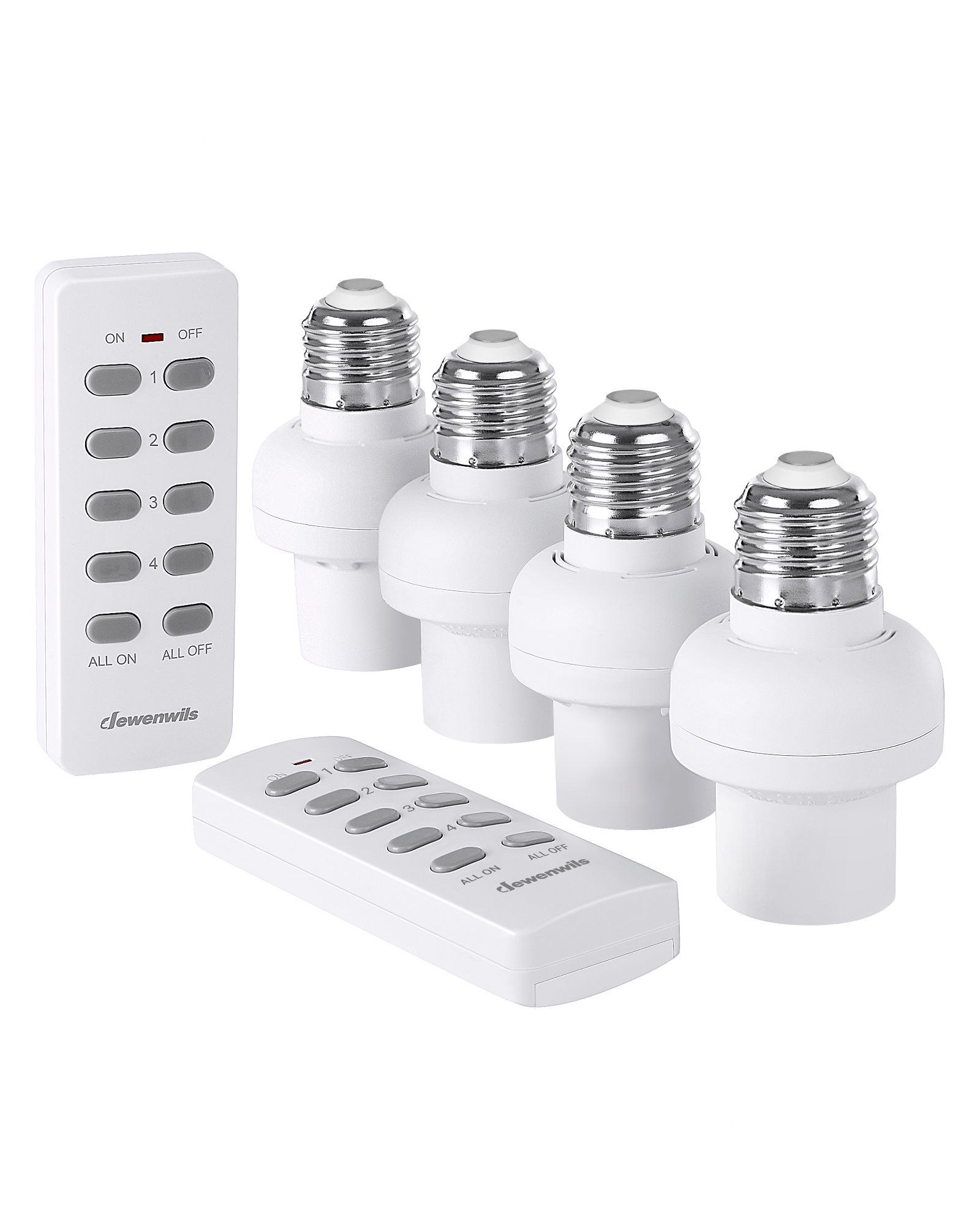 DEWENWILS Remote Control Light Bulb Socket, Wireless Light Socket ...