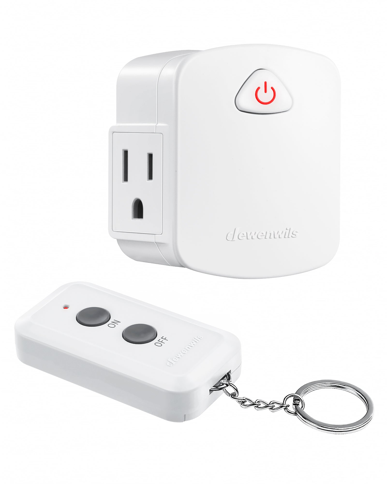 DEWENWILS Upgraded Version Indoor 100ft Programmable Wireless Remote Control Outlet--SHRS101K1