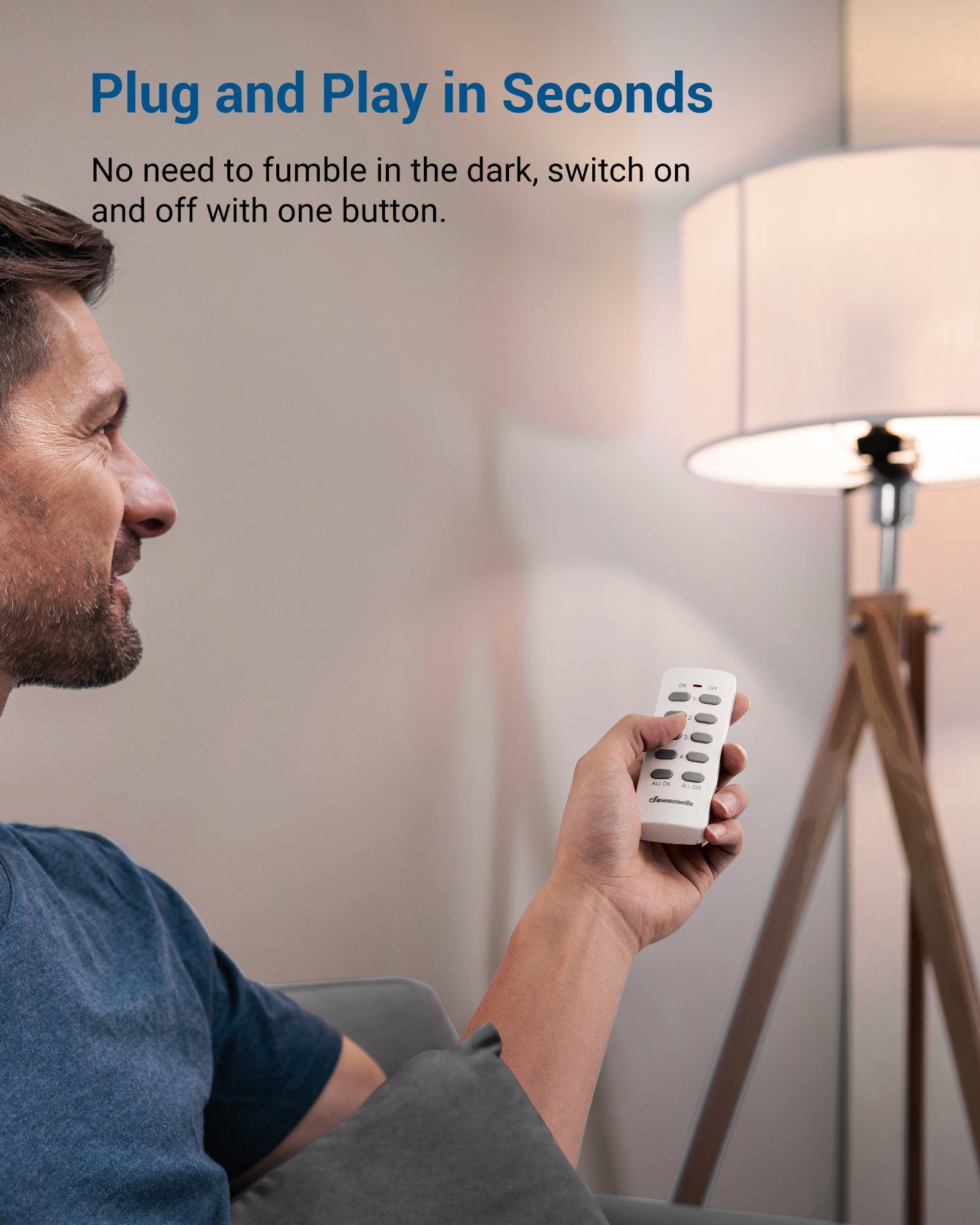 DEWENWILS Wireless Remote Control Outlet, 125V/15A/1875W Remote USB Outlet Switch, 100FT Control Range, Programmable & Expandable Indoor Remote Control Outlet-HRS101V