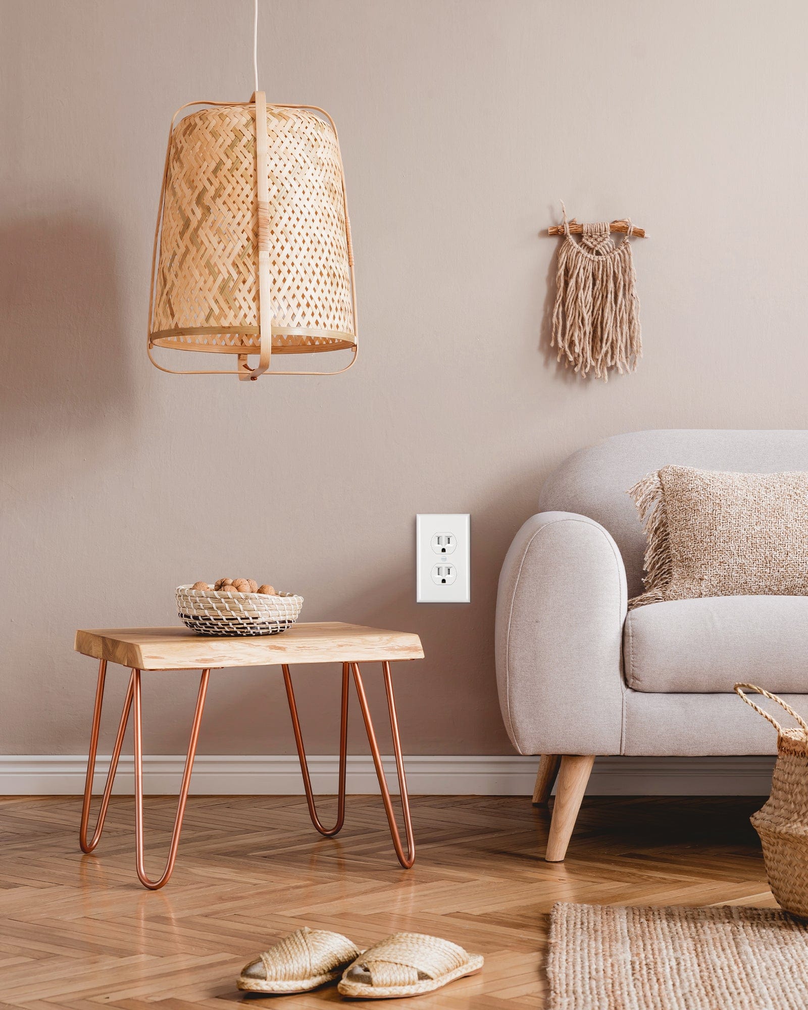 DEWENWILS 20 Pack Duplex Receptacle Outlet, 15Amp/125V, White-HRWS21A