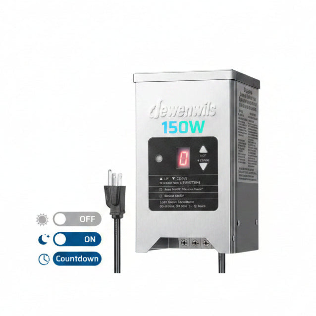 DEWENWILS 150W Low Voltage Landscape Lighting Transformer