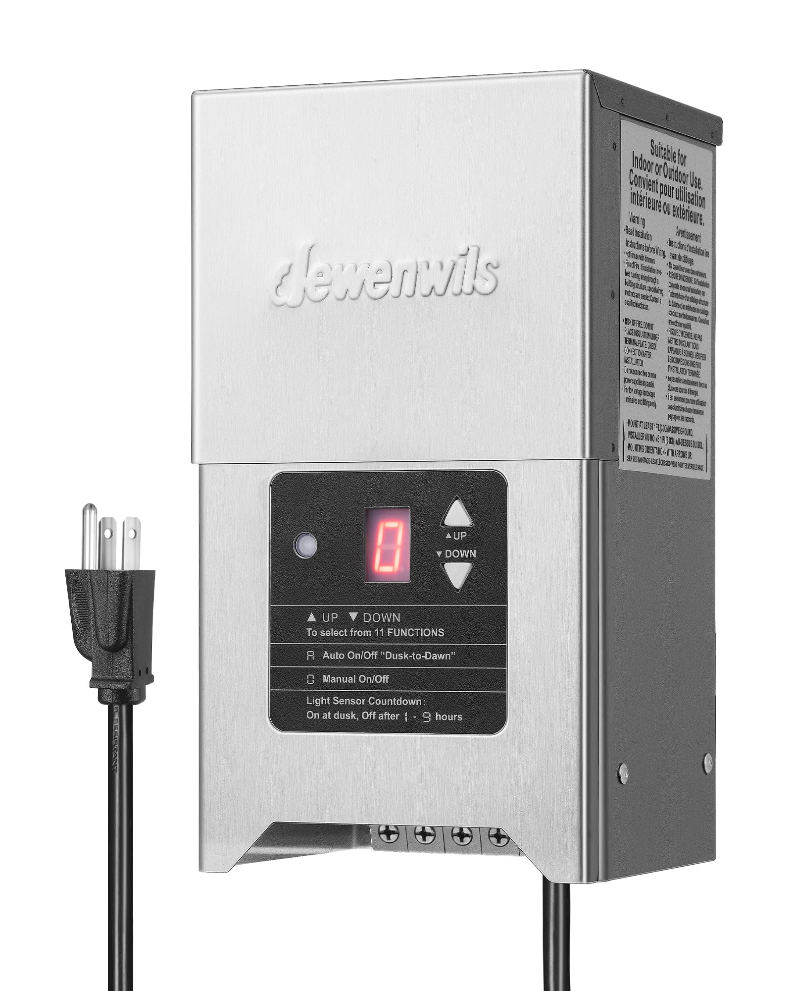 Dewenwils 300W Low Voltage Landscape Transformer With Photocell Sensor ...