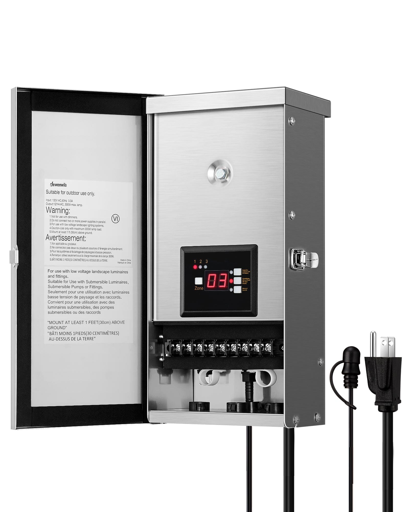 DEWENWILS 300W Low Voltage Transformer