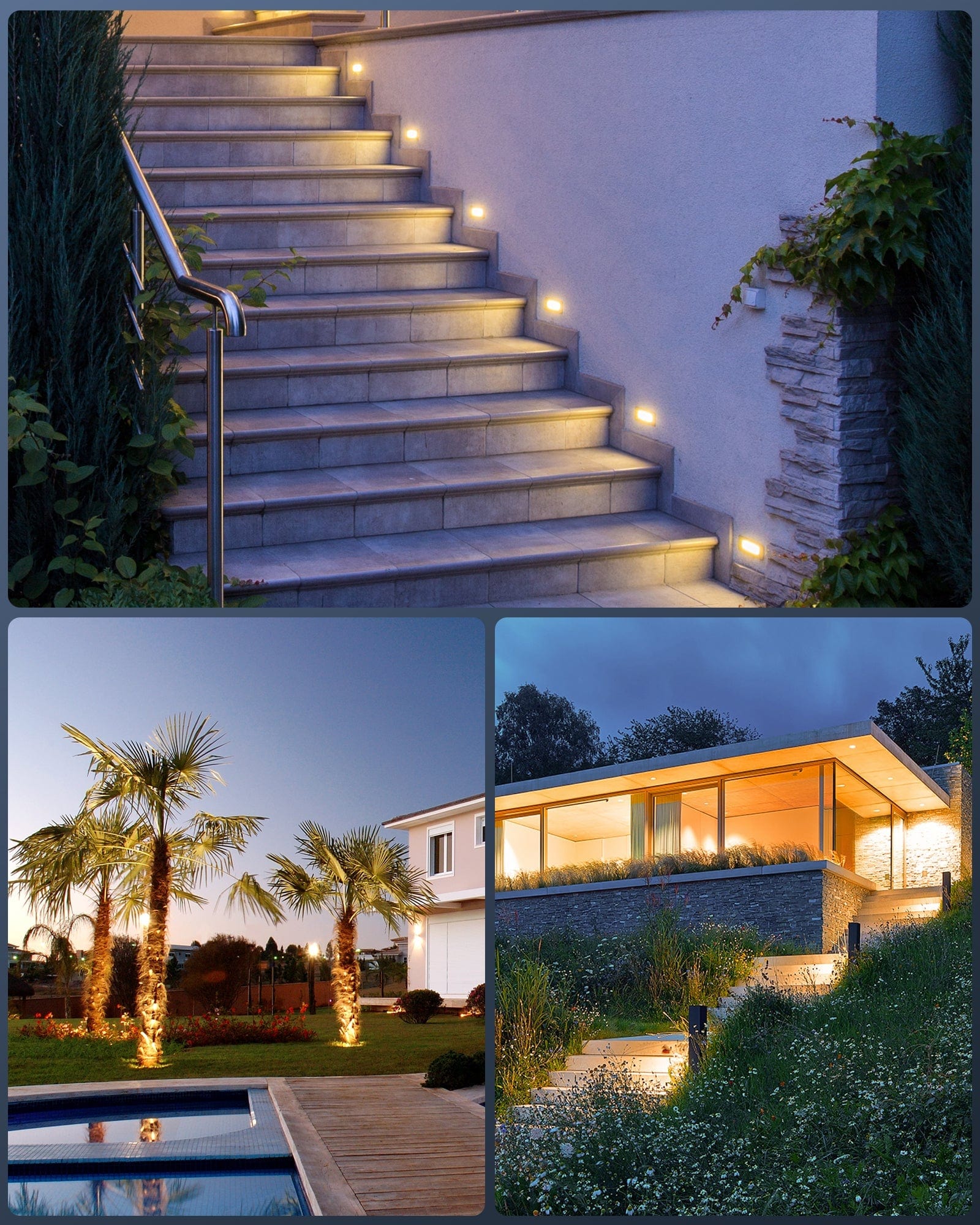 DEWENWILS 300W Low Voltage Transformer, provides safe low-voltage power for outdoor landscape lighting and pathway lights