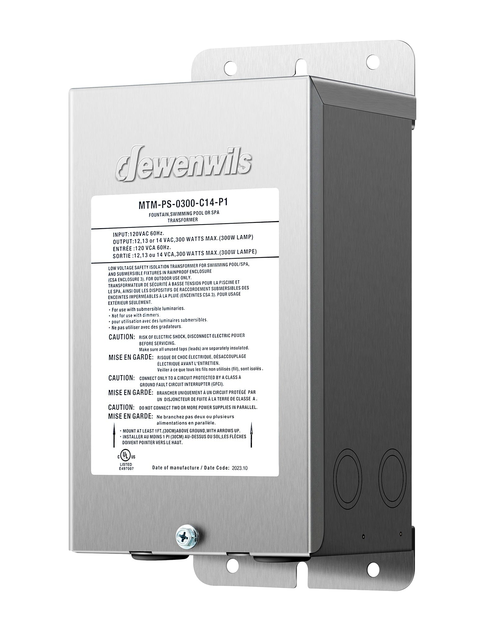 DEWENWILS 300W Low Voltage Transformer