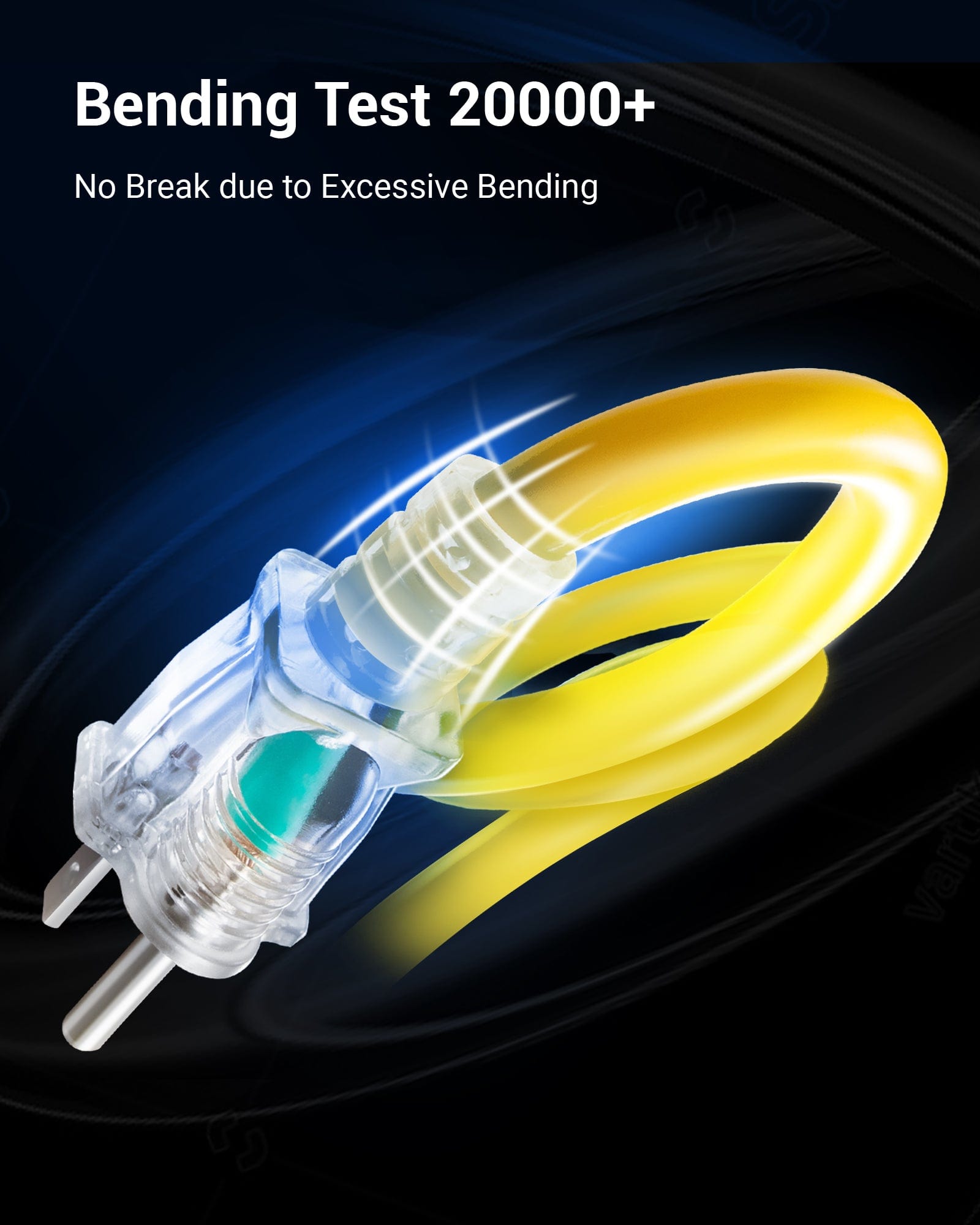 DEWENWILS 6 Ft Extension Cord with 15A Overload Protector, 12/3 Gauge Outdoor Tri-Tap Extension Cord Splitter, Heavy Duty Power Cord Extension with 3 Electrical Power Outlets, 125V/1875W-HTOY06B