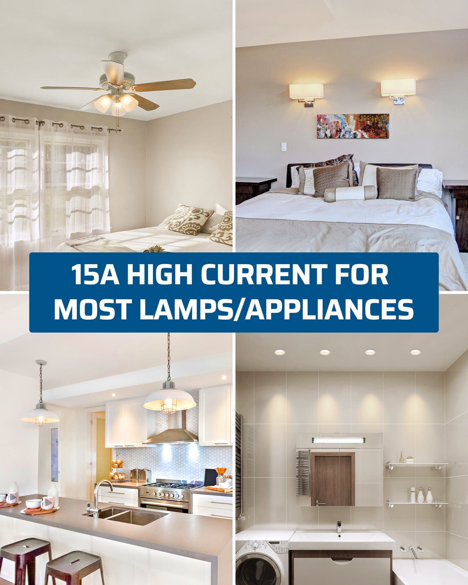 DEWENWILS Wireless Light Switch and Receiver Kit, No in-Wall Wiring Needed, 100FT Control Range, Wireless Switch, Programmable & Expandable, Light Switch for Ceiling Lights, Fans, Lamps-HWLS11J