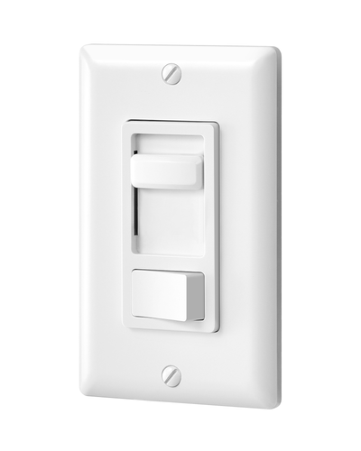 DEWENWILS Dimmer Switch for LED Lights, 600W Incandescent/Halogen and 150W CFL/LED, Single-Pole or 3-Way Dimmer Light Switch, White-HWMD02C