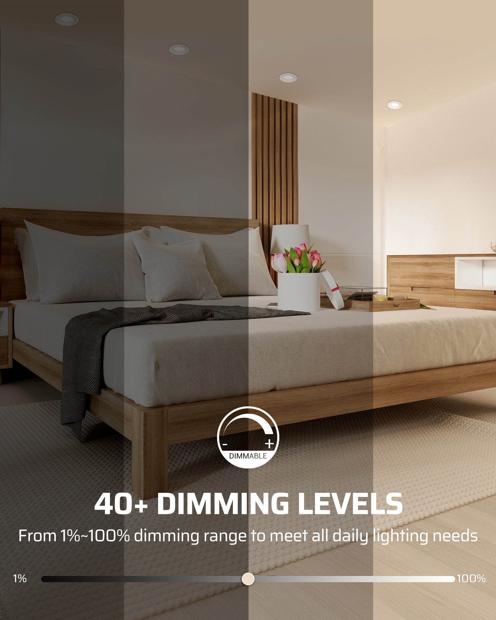 DEWENWILS Smart Dimmer Switch with Remote, Single-Pole, Needs Neutral Wire, 2.4GHz Wi-Fi Electrical Light Dimming Switch Works with Alexa & Google Home, Remote/WiFi Smart Control Dimmer-HWWD01B1