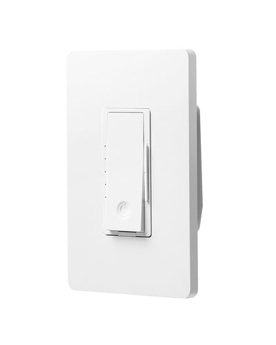 DEWENWILS Smart Dimmer Switch, 2.4GHz Wi-Fi Dimmer Light Switch Works with Alexa & Google Assistant, Needs Neutral Wire, Dimmer with Screwless Wallplate for LED, CFL, Incandescent Bulbs-HWWD01C