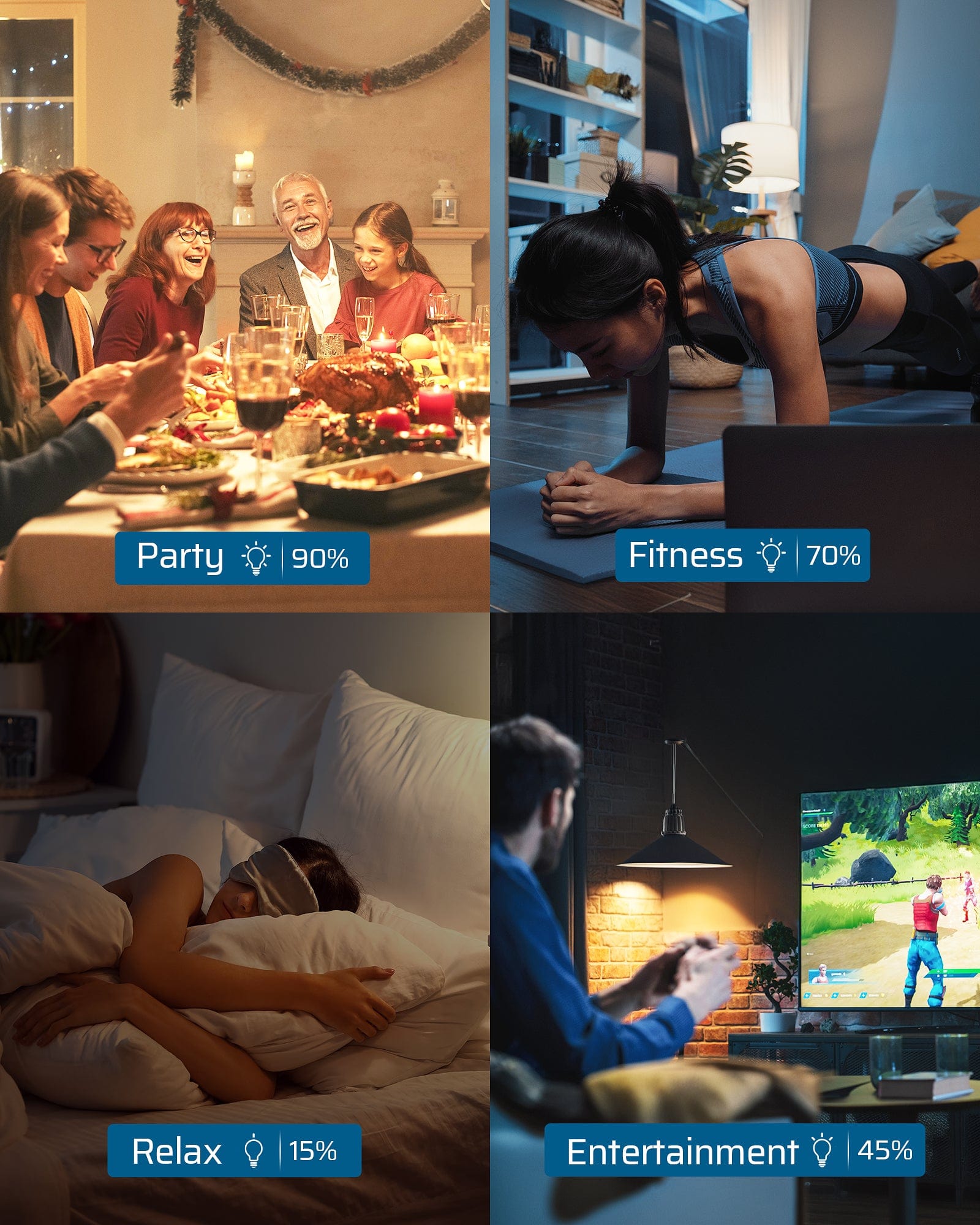 DEWENWILS Dimmer Switch for LED Lights, Dimmer Light Switch, Full Range Dimming, ON/Off Rocker Switch, Single Pole/3-Way LED Dimmer Switch, Incandescent/Tungsten 600W, CFL/LED 150W, 2Pack-HWMD02B