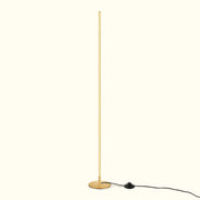 Modern Minimalist Adjustable-Height Dimmable LED Corner Floor Lamp with Remote Control