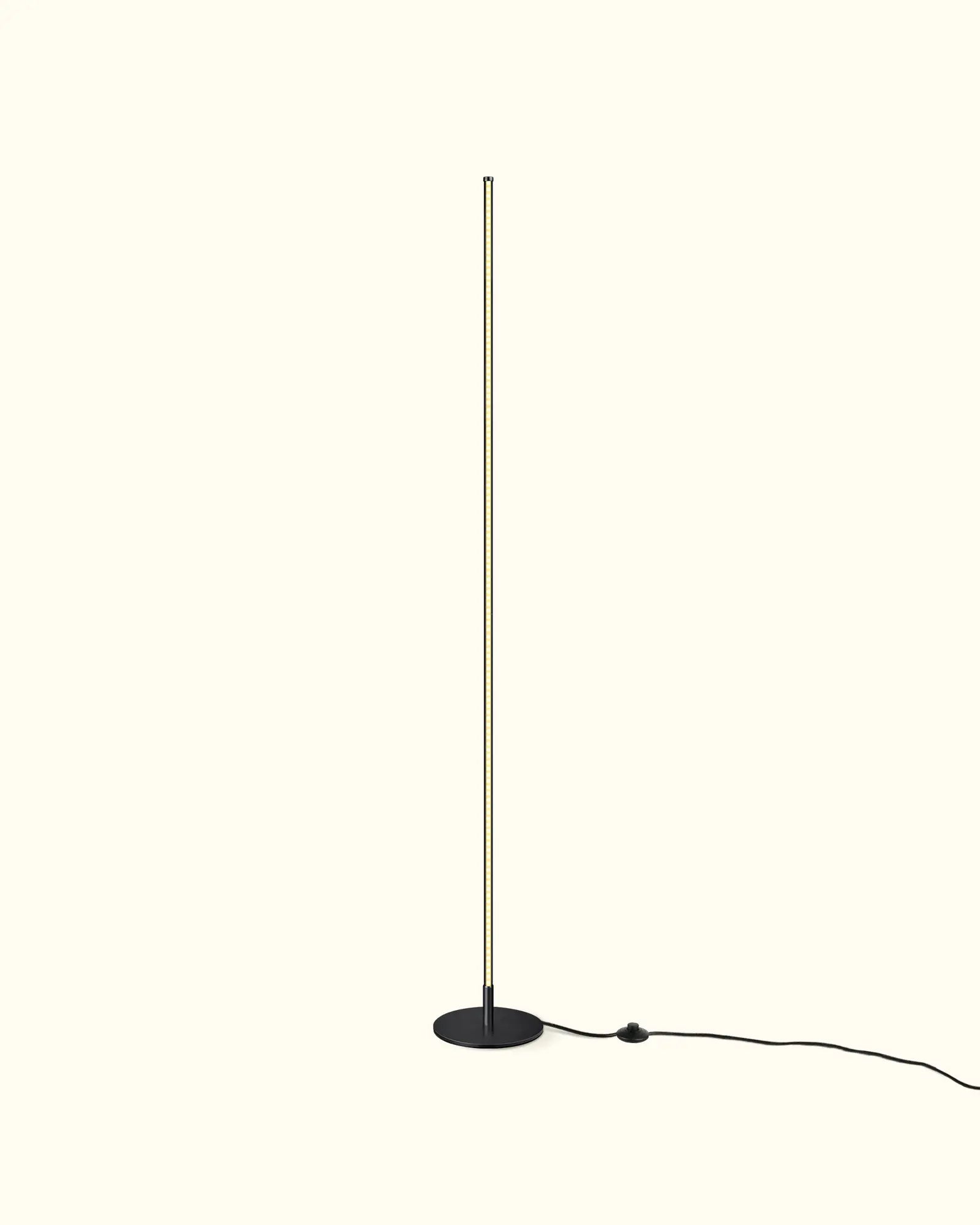Modern Minimalist Adjustable-Height Dimmable LED Corner Floor Lamp with Remote Control