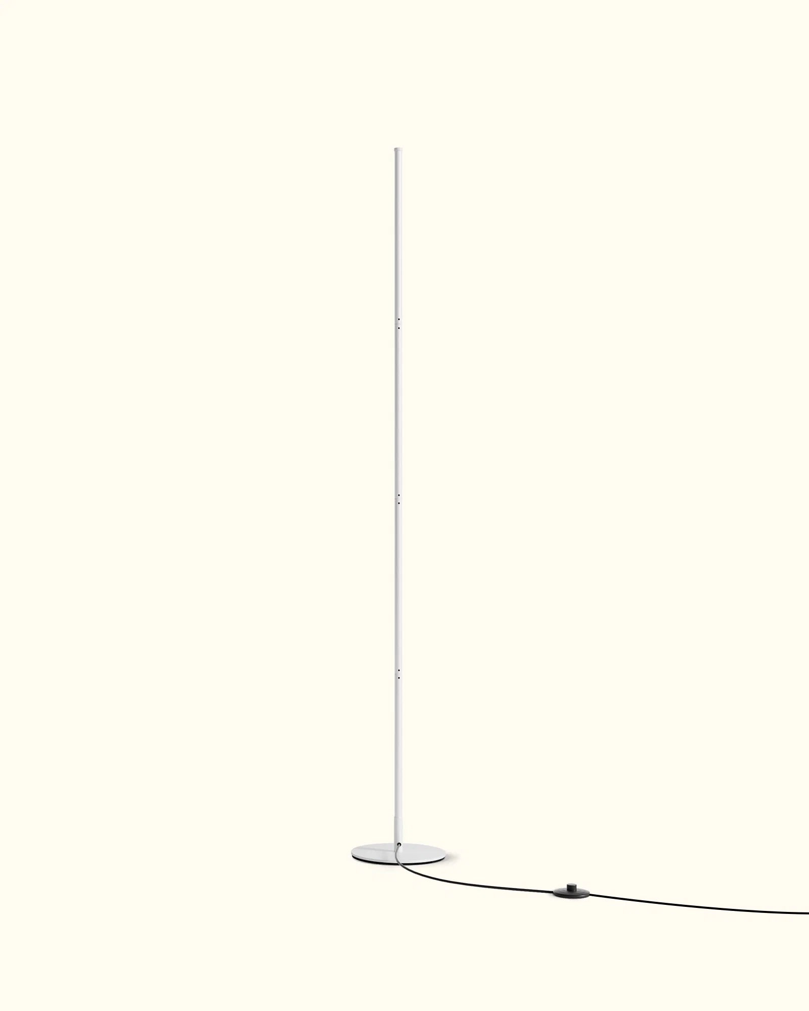 Modern Minimalist Adjustable-Height Dimmable LED Corner Floor Lamp with Remote Control