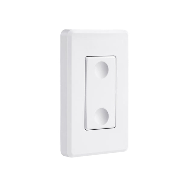 DEWENWILS Single Wall Mounted Switch Remote Controller Without Receiver (1 Programmable Wall Switch Remote Only) -HRLS11B-R1