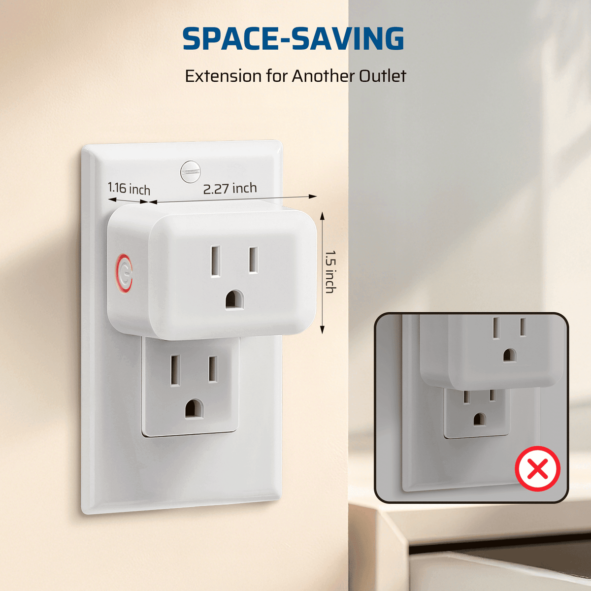 DEWENWILS Wireless Remote Control Outlet Set, 1 Transmitter + 3 Receivers, 100FT RF Range, Programmable and Expandable Electrical Outlet Switch for Lamps, Fans, and Appliances