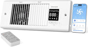 DEWENWILS Register Booster Fan, 4" x 12" Vent Opening, Smart WiFi Control