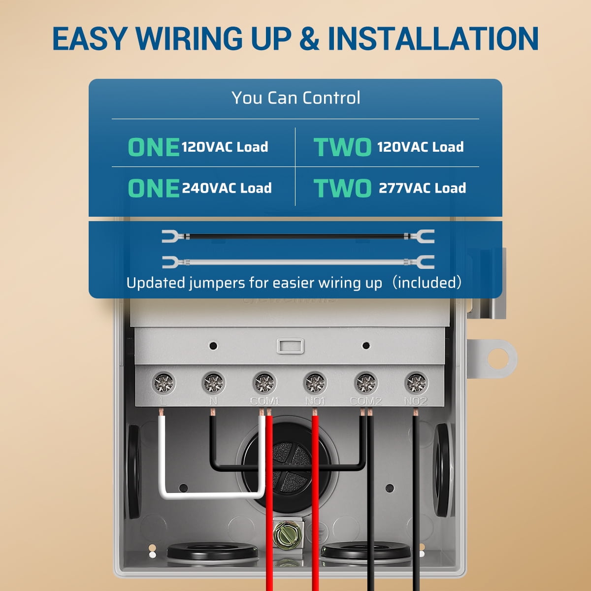 DEWENWILS Outdoor Digital Pool Pump Timer Box, 2HP 40A 120-277 VAC, 7-Day 20 on/off Programmable Timer Switch for Water Heater, Pool Pump, Spa, Motor