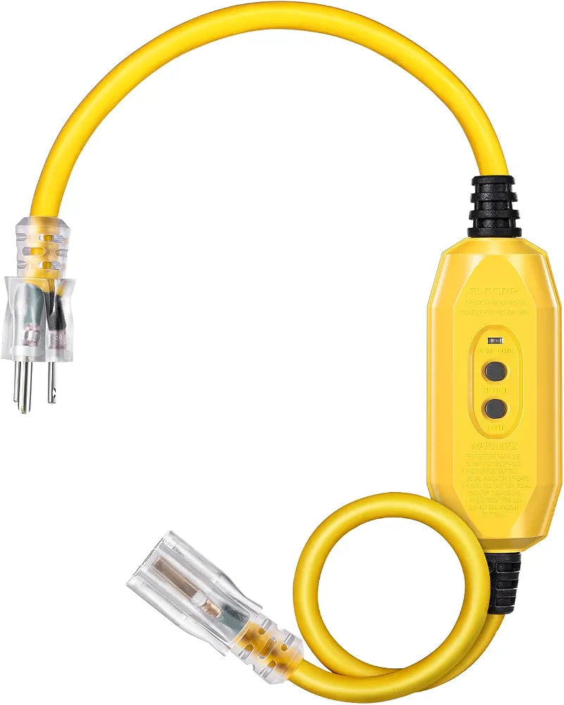 DEWENWILS 3 FT Manual Reset GFCI Extension Cord Outdoor, UL Listed