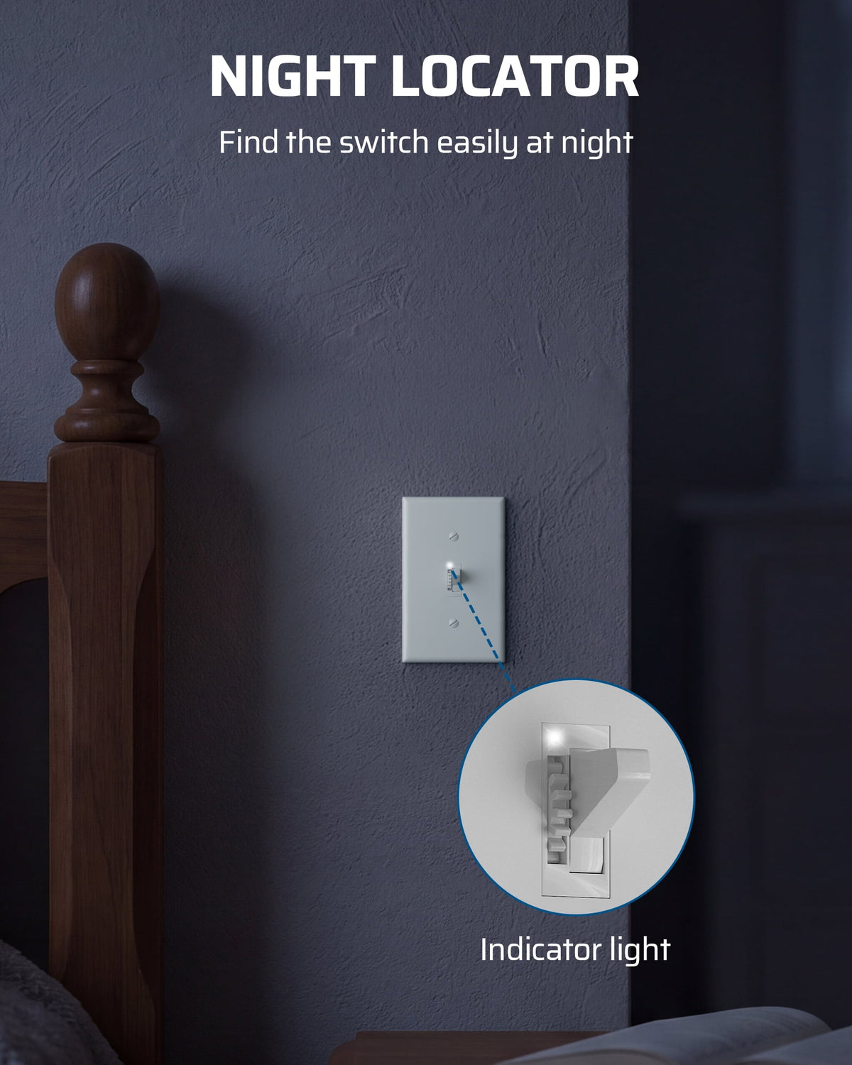 DEWENWILS Dimmer Switch for LED Lights, 700W Incandescent/Halogen and 300W CFL/LED, Single-Pole or 3-Way Dimmer Light Switch
